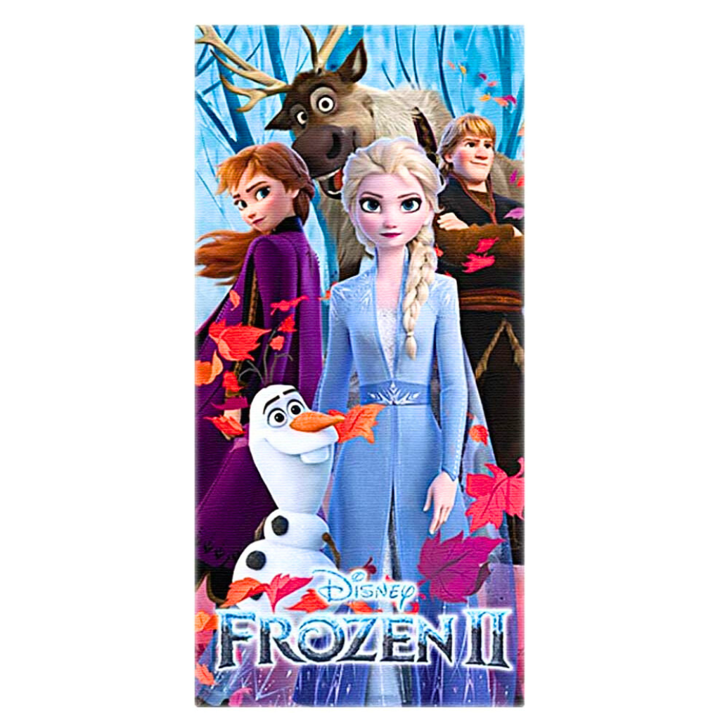 Disney Frozen II Beach Towel Elsa Anna Olaf Kristoff Sven