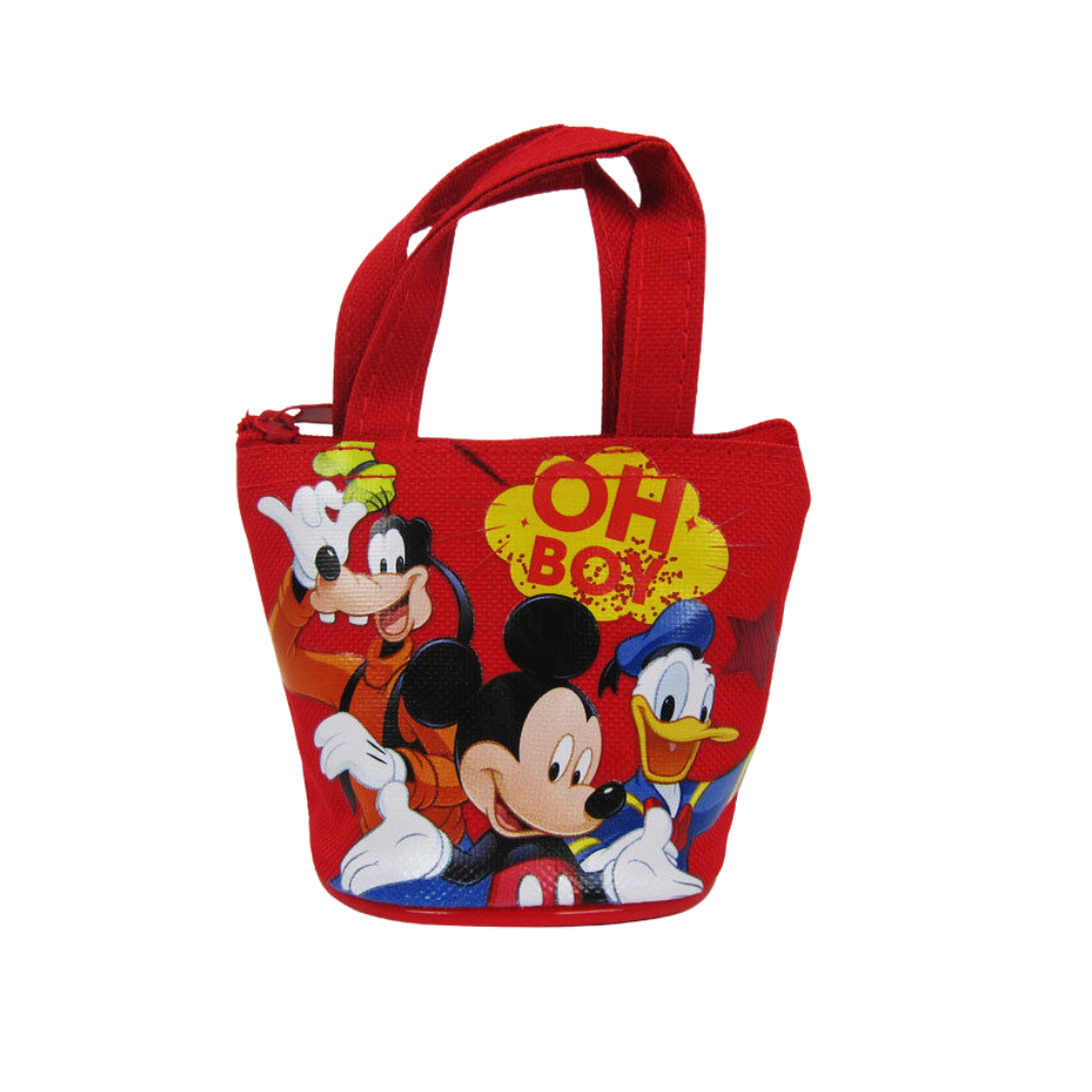 Disney Mini bag style purse - Goofy, Mickey, Donald in Red and Minnie in Pink