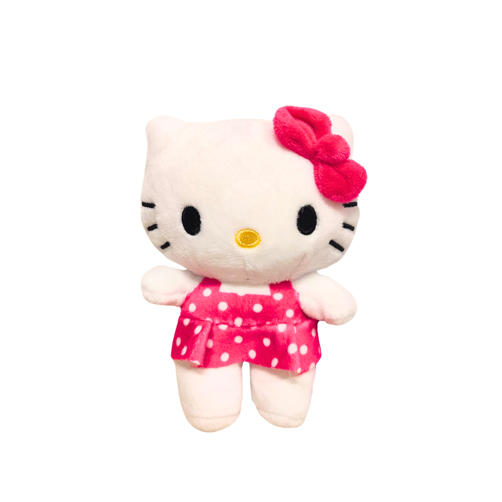 Hello Kitty 6" polka dot polka dot pattern dress Plush Doll