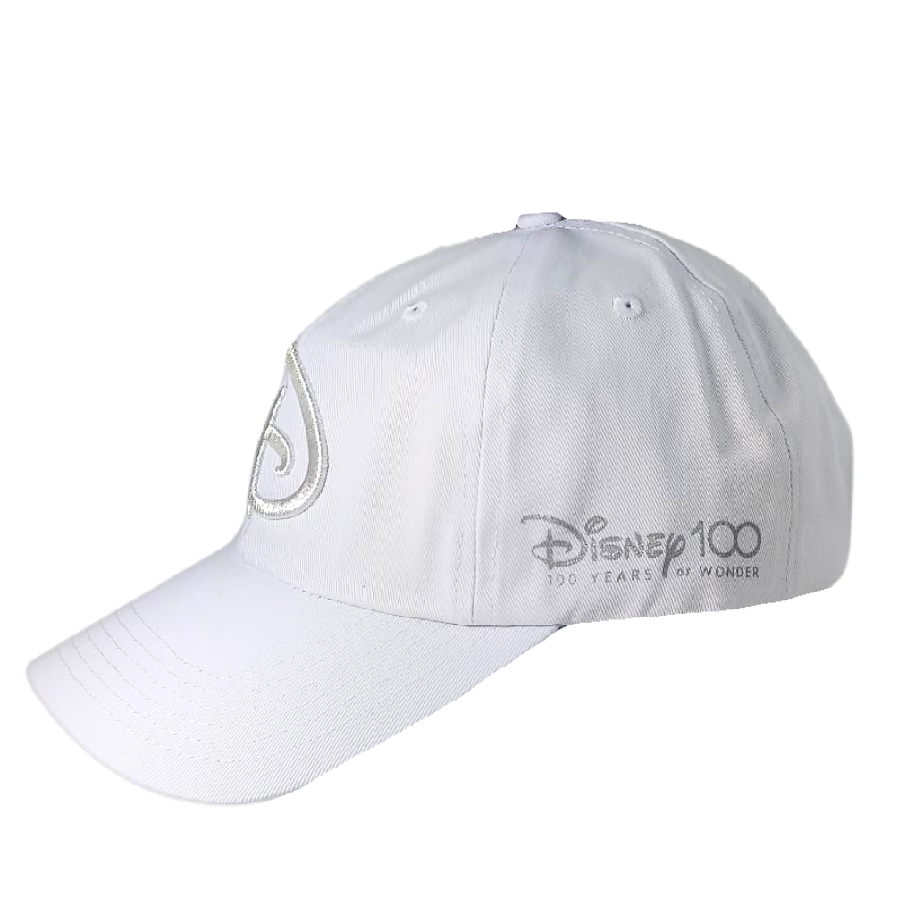 Disney D100 Collection Baseball Cap, White