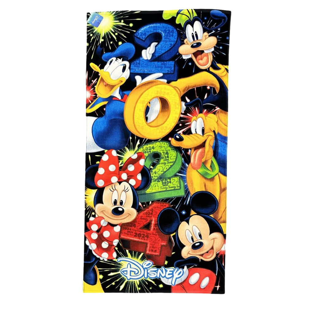 Disney 2024 Vertical Stack 28" x 58" Towel