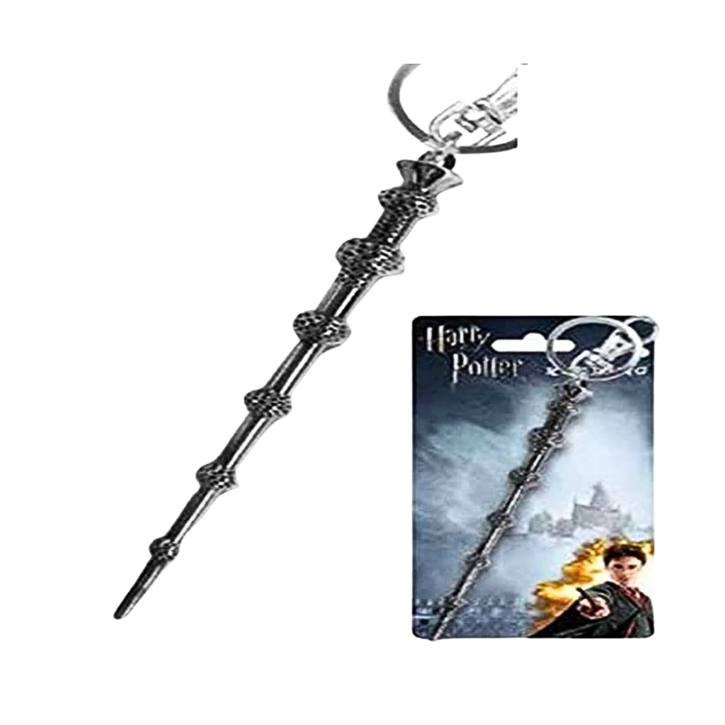 Harry Potter Pewter Key Ring: Dumbledore's Wand Brand: Monogram International