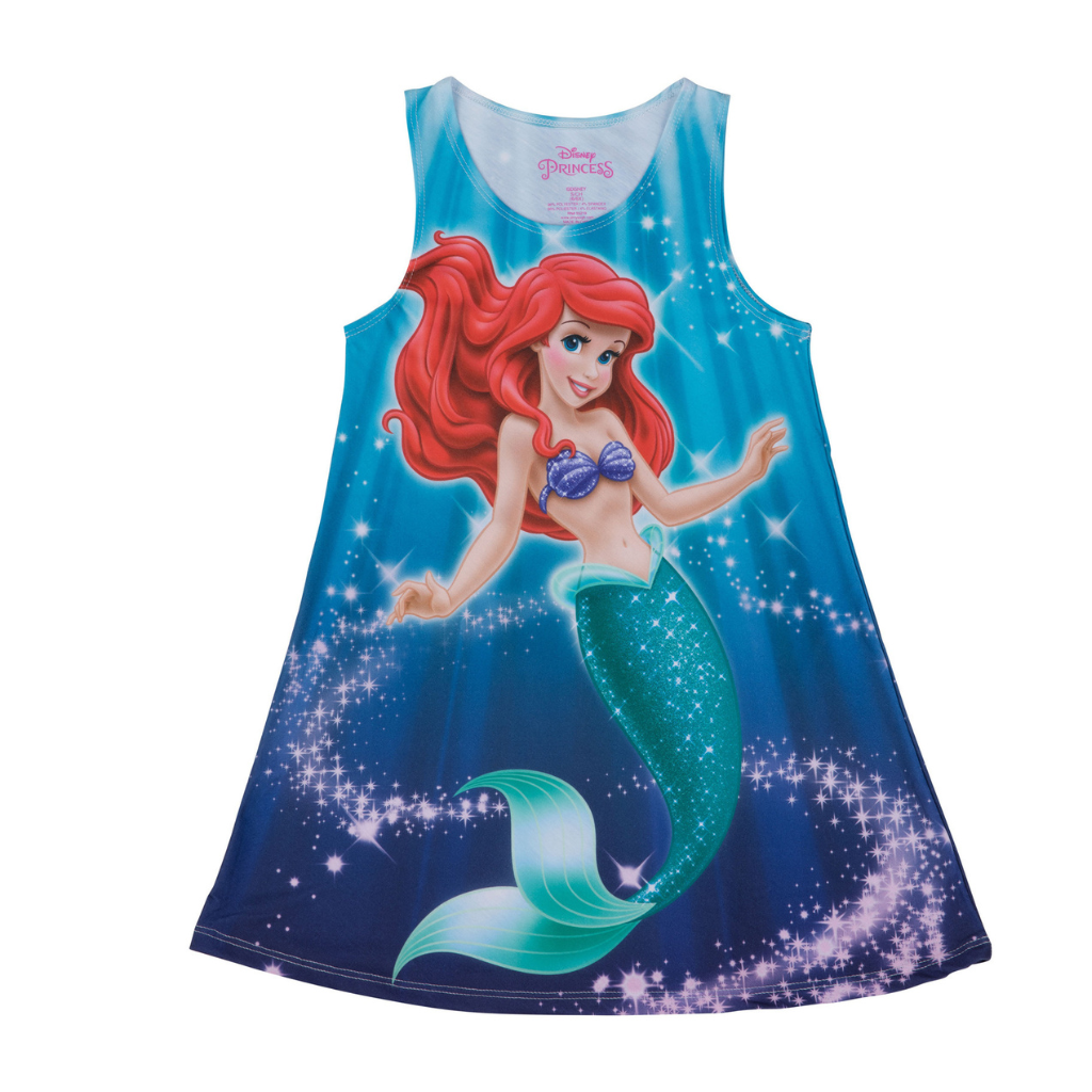 The Little Mermaid Ariel Under The Sea Tank Dress Blue