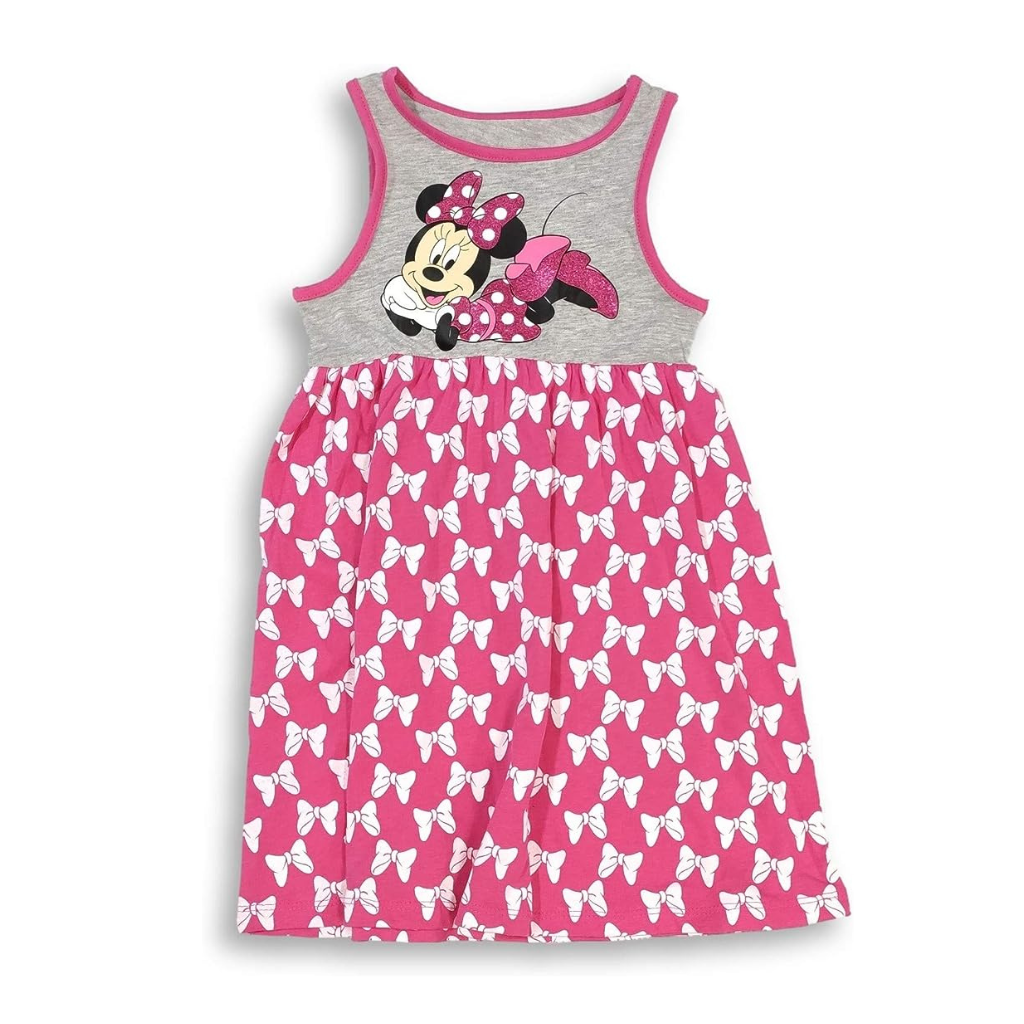Minnie Mouse Dress Bows All Over Outfit Toddler Girls