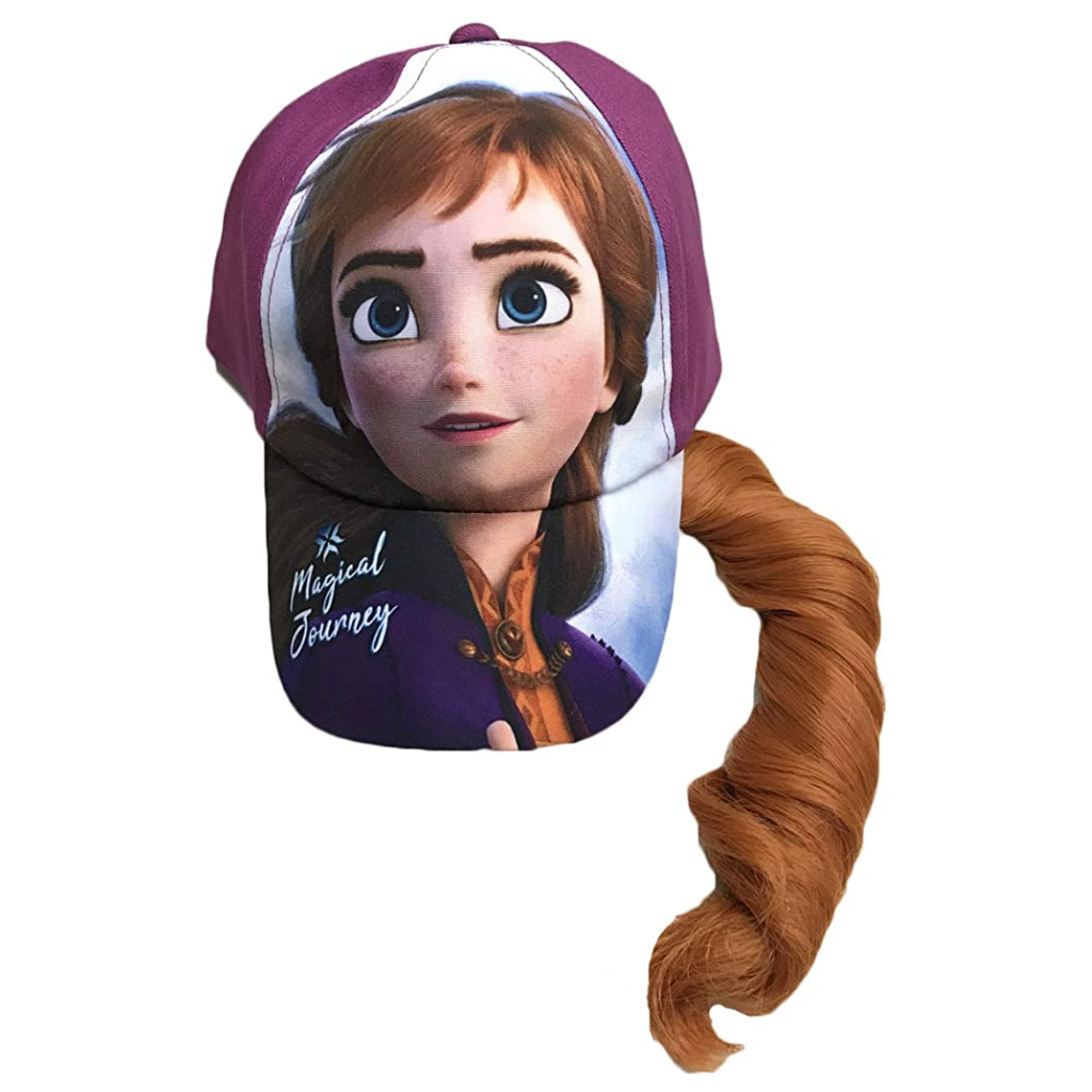 Disney Frozen 2 Elsa Baseball Cap Faux Hair