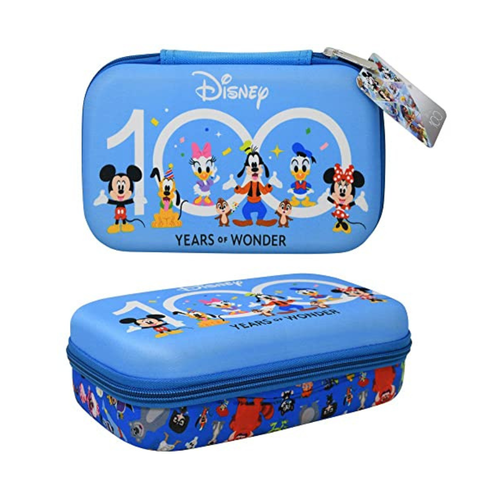 Disney 100th Molded EVA Pencil Case- Mickey Minnie Stitch & More