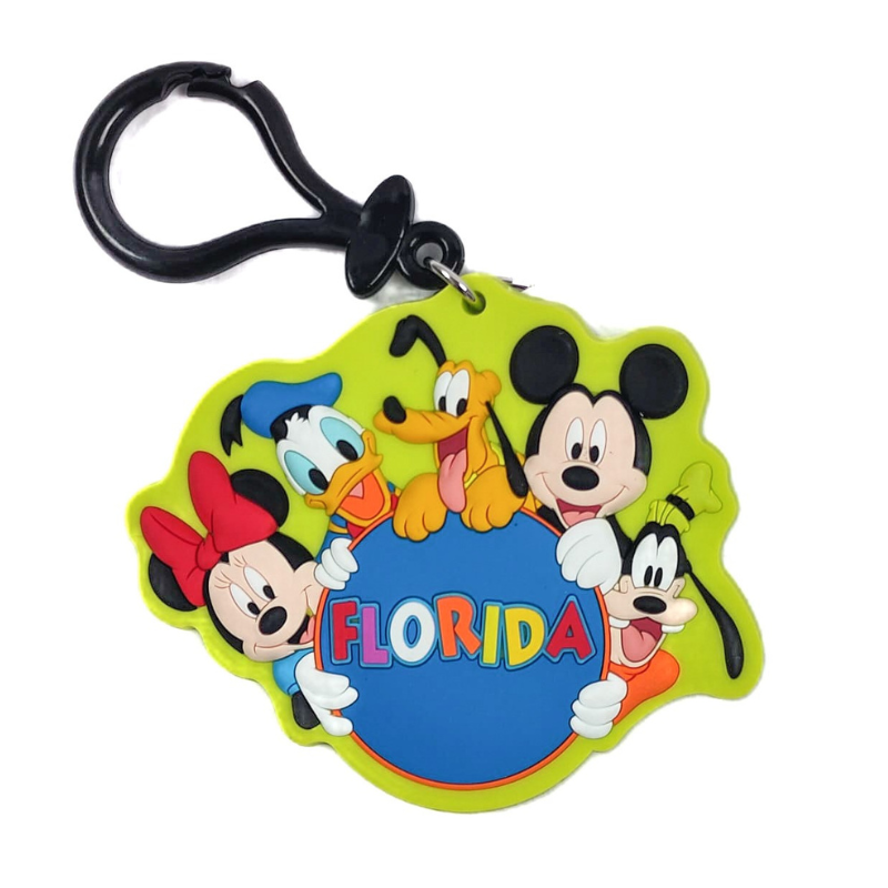 Disney Gang Florida Laser Keychain