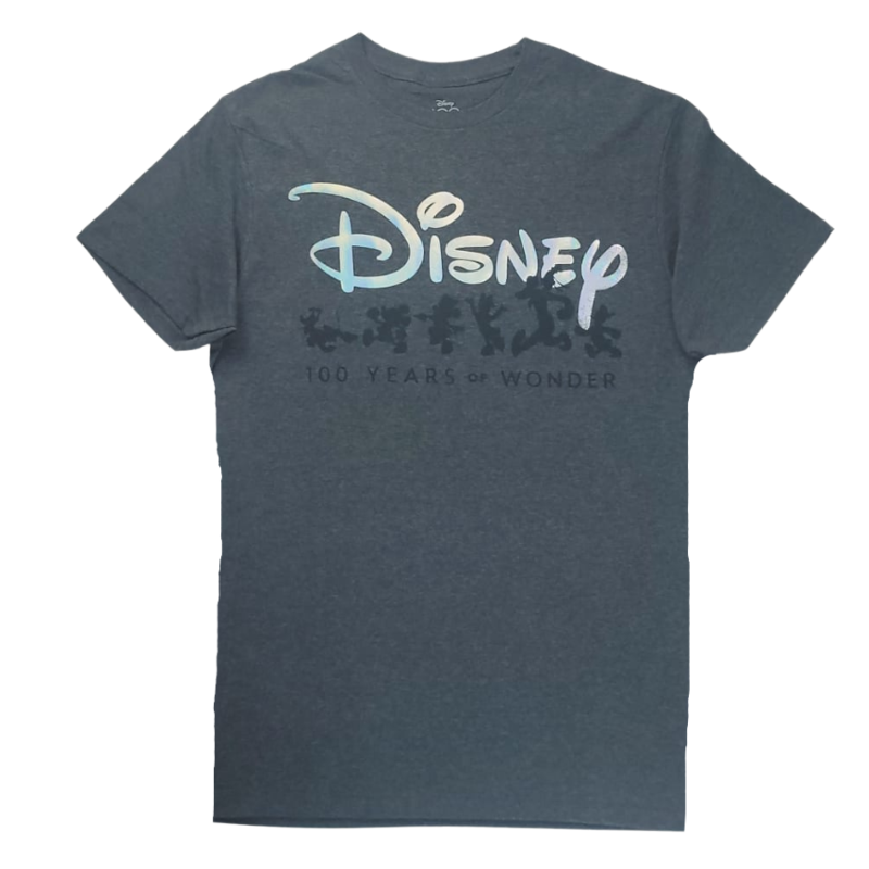 Disney 100 Years of Wonder Silo Adults Black T-Shirt