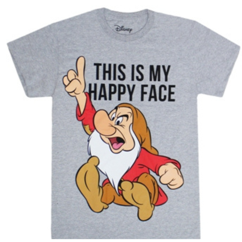 Disney Grumpy This is My Happy Face T-Shirt