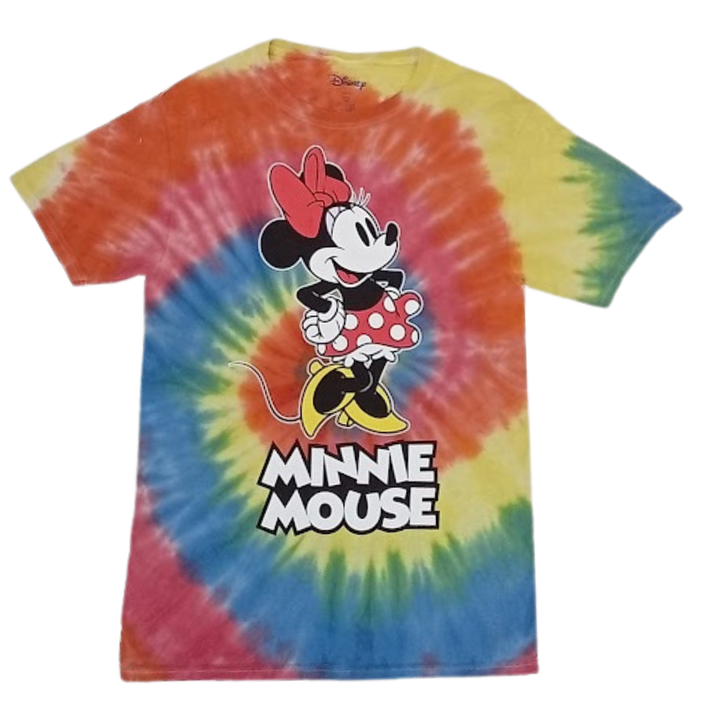 Disney Minnie Mouse Spiraled Tie-Dye Adult T-Shirt
