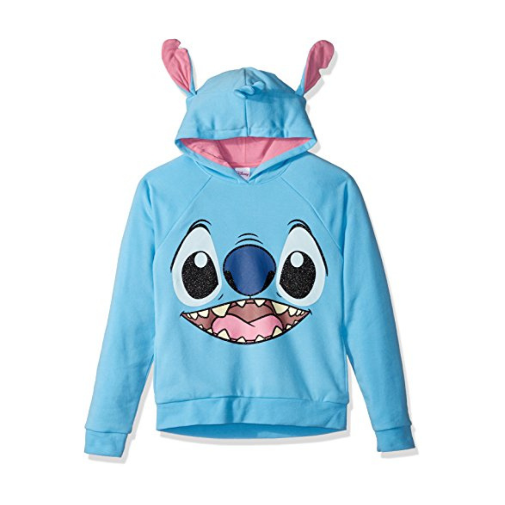 Disney Big Girls’ Stitch Costume Hoodie