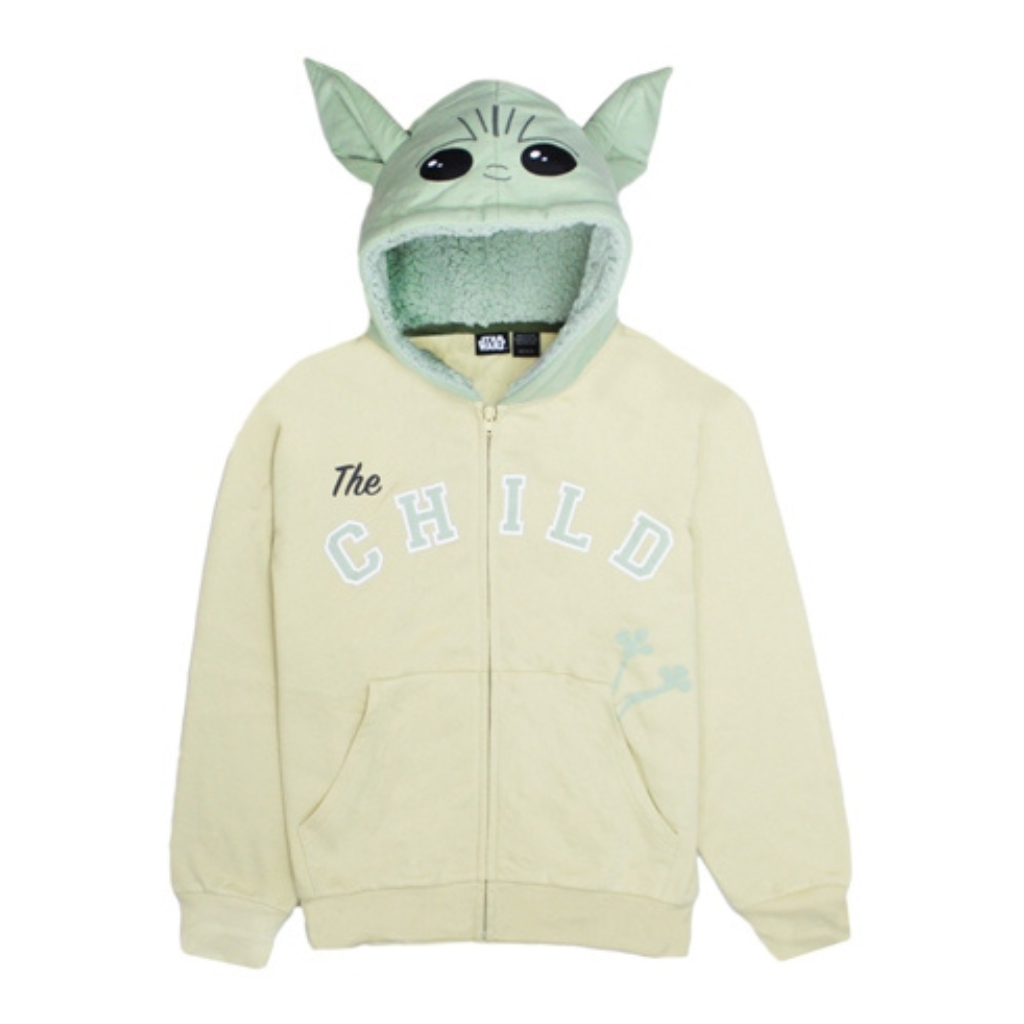 Disney Mandalorian The Child Cosplay Fleece Hoodie