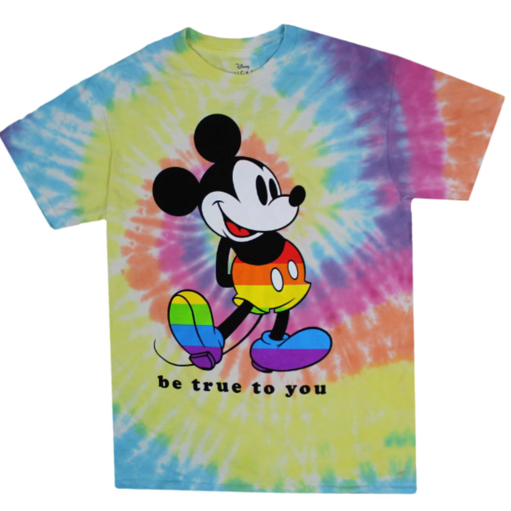 Disney Mickey Mouse Tie Dye Be True to You T-Shirt