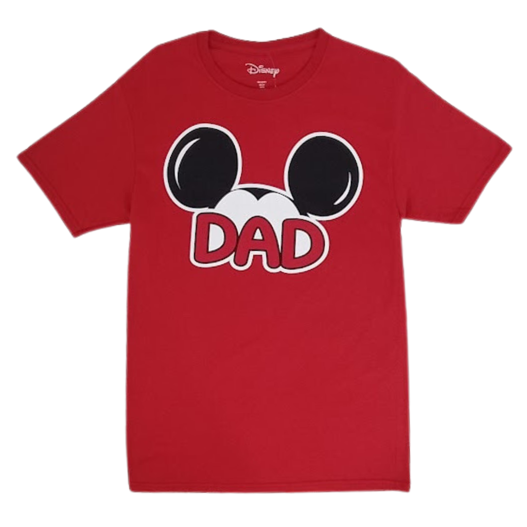 Disney Adults Mickey Mouse "Dad" Fan T-Shirt