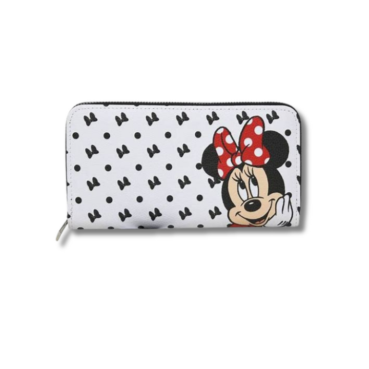 Minnie Mouse Bow Print All Over Deluxe Wallet