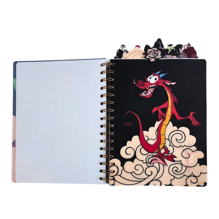 Disney Mulan Mushu Tabbed Journal