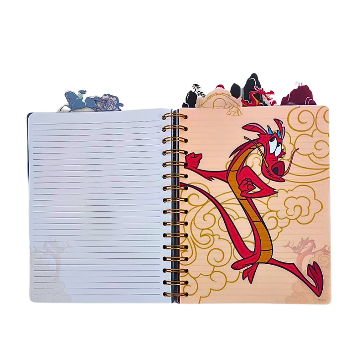 Disney Mulan Mushu Tabbed Journal