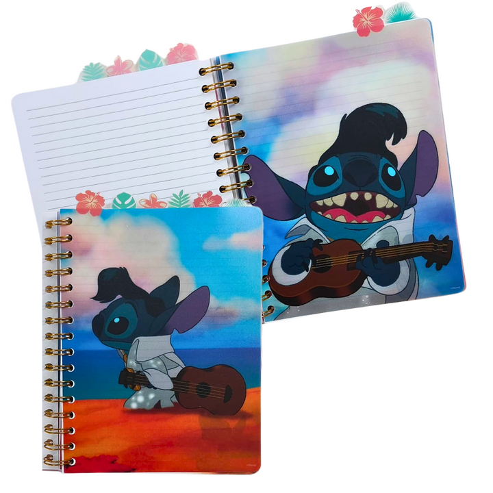 Disney Stitch Tab Journal Notebook Elvis