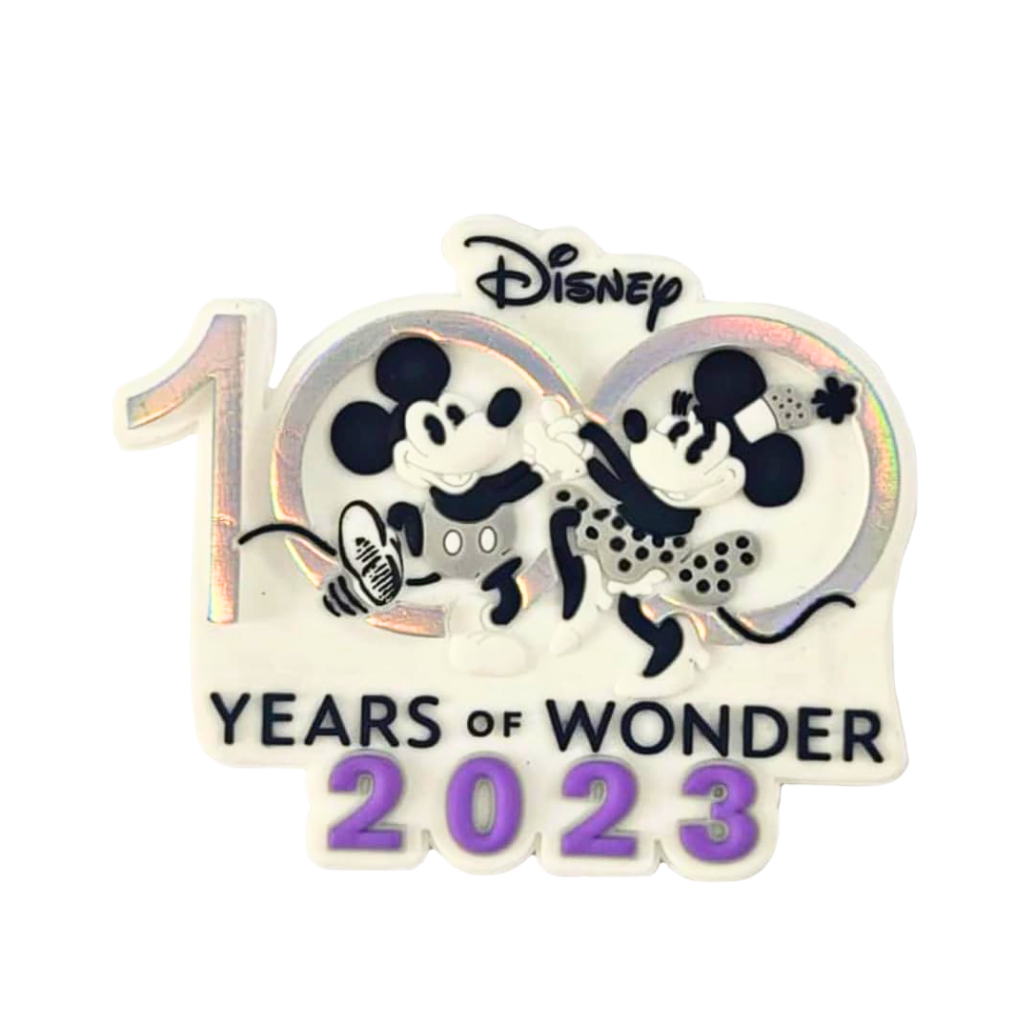 Disney 100 Years 2023 Mickey Mouse & Minnie Mouse Dancing Refrigerator Magnet
