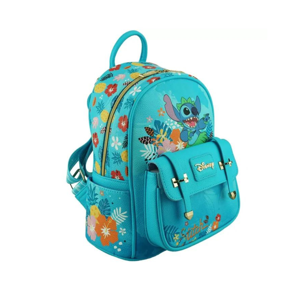 Disney Lilo & Stitch Fashion Mini Backpack - Vegan Leather  11"