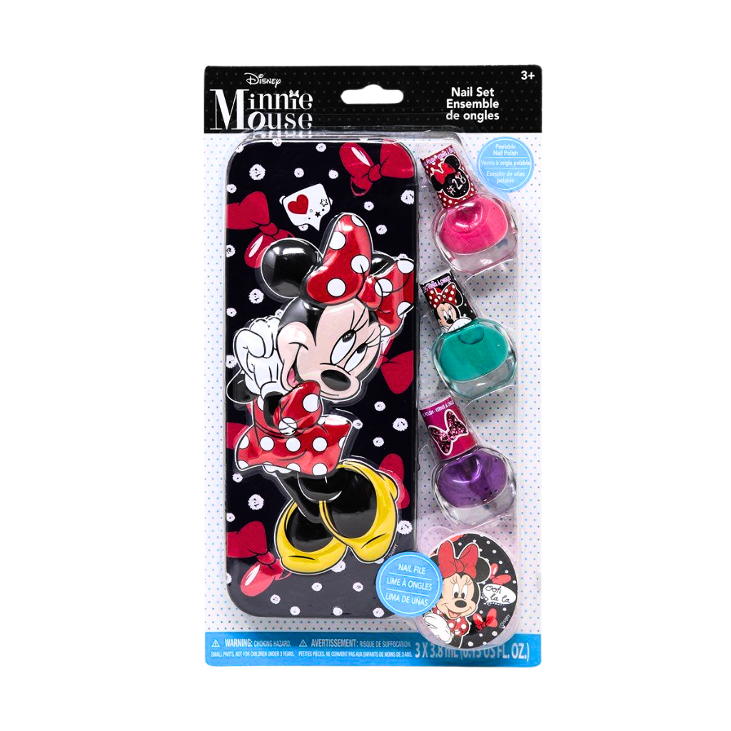 Minnie Mouse 3 Pk Polish and Nail