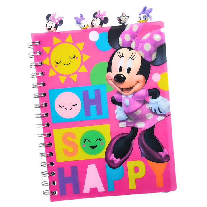 Disney Minnie Mouse Tab Journal Spiral Notebook