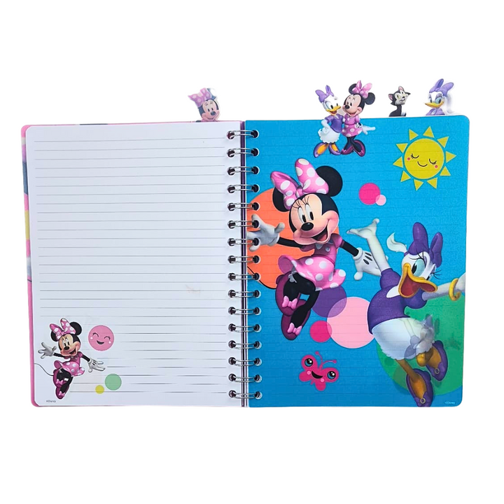Disney Minnie Mouse Tab Journal Spiral Notebook