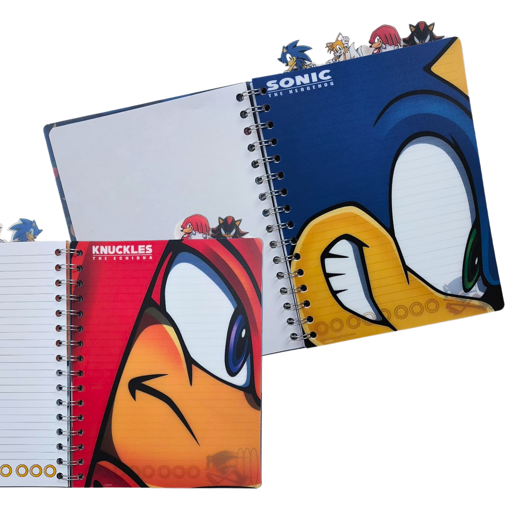 Sonic the Hedgehog Tab Journal Notebook