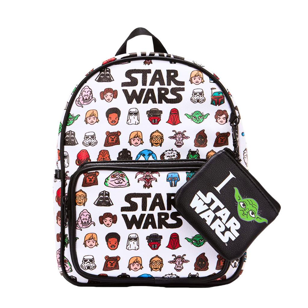 Star Wars Disney’s All Over Print Faux Leather 10.5"  Mini Backpack