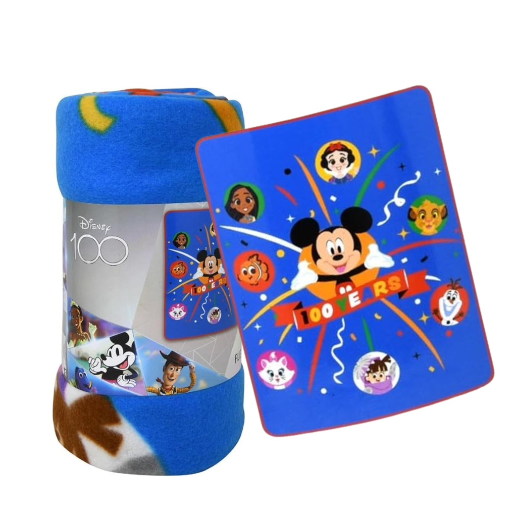 Disney 100th  Fleece Throw Blanket