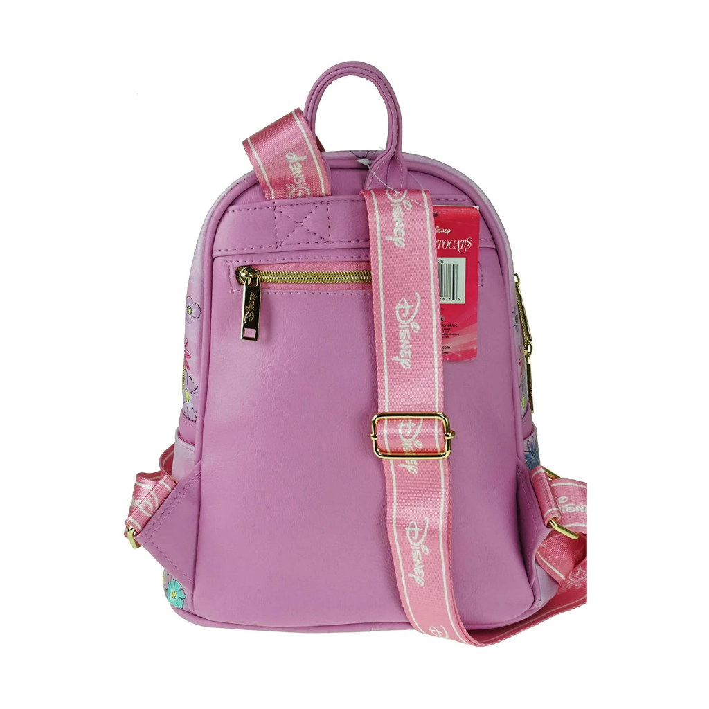 disney the aristocats marie periwinkle mini backpack Disney Aristocats Marie 11" Vegan Leather Mini Backpack-Stylish & Cute – Giftsnbeyond