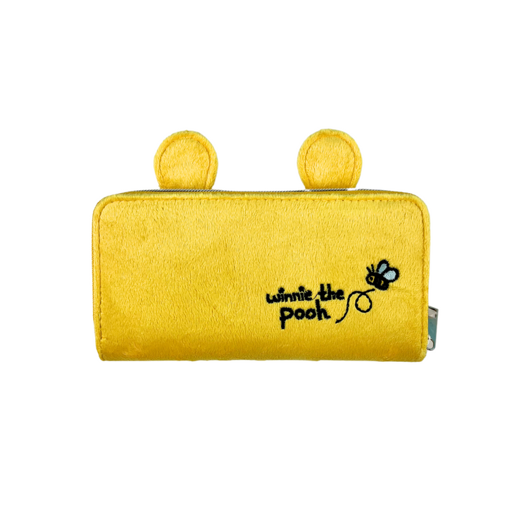 Disney Winnie the Pooh Zip Wallet – Honey-Themed Money and Card Holder, Perfect for Any Gender