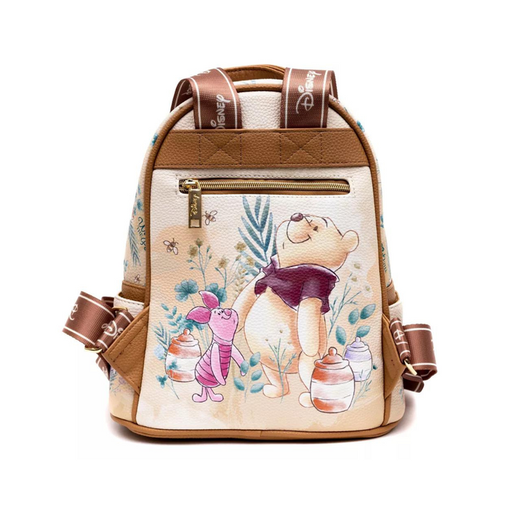 Trendy Winnie the Pooh Mini Backpack 11" – Vegan Leather & Cute Design
