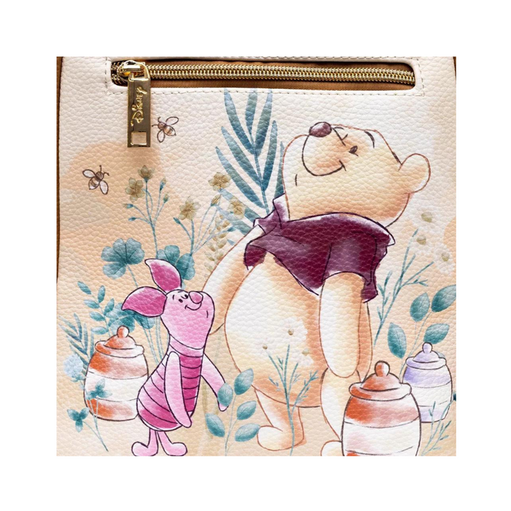 Trendy Winnie the Pooh Mini Backpack 11" – Vegan Leather & Cute Design