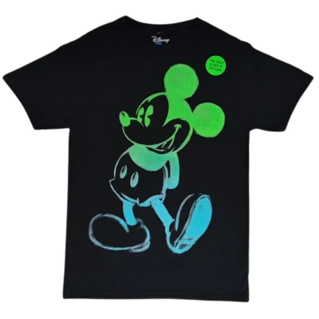 Disney Mickey Mouse Boys Glow T Shirt (Kids)