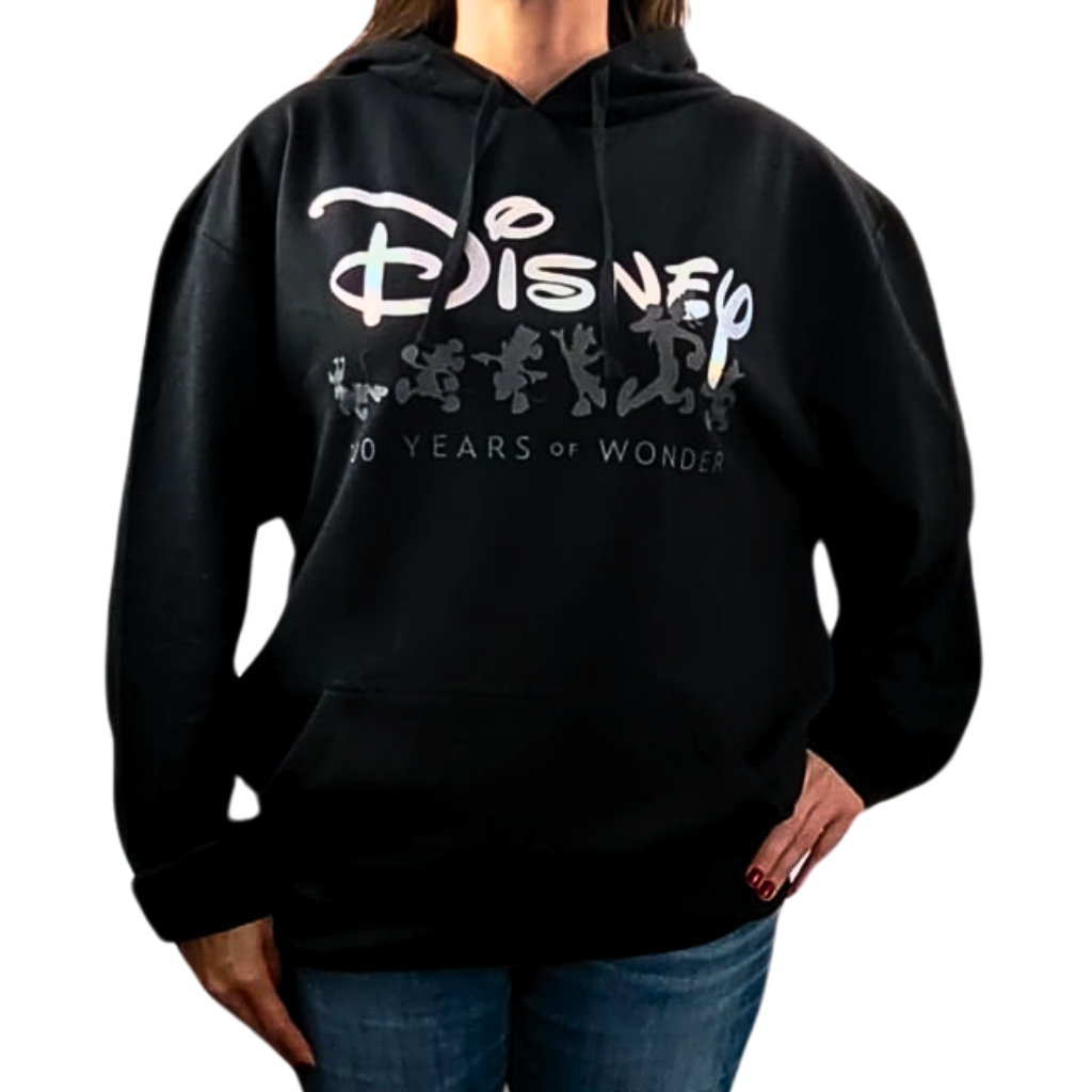 Disney 100 Years of Wonder Silo Hoodie Sweaters Adults Unisex Black