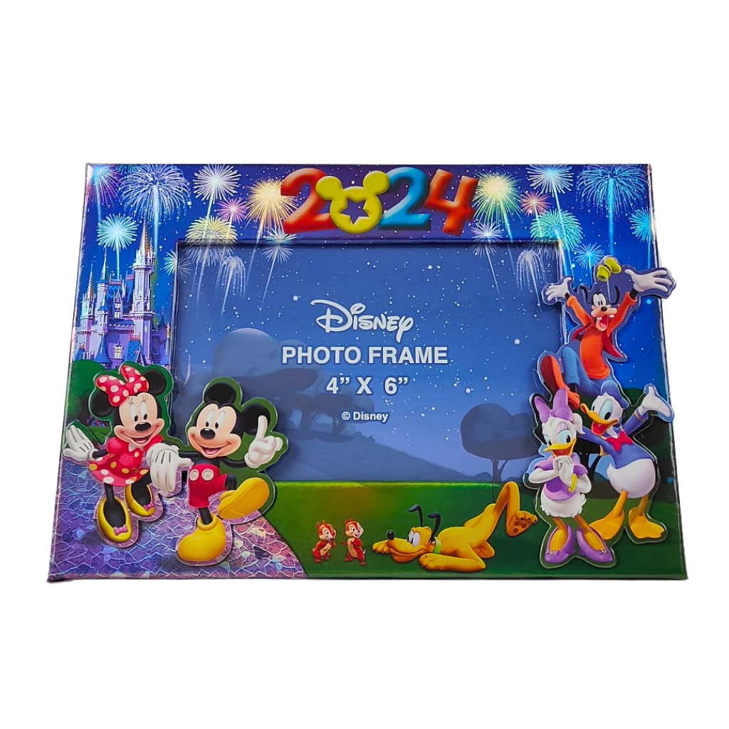 Disney Exclusive Mickey Mouse and Friends Dated 2024 Photo Frame