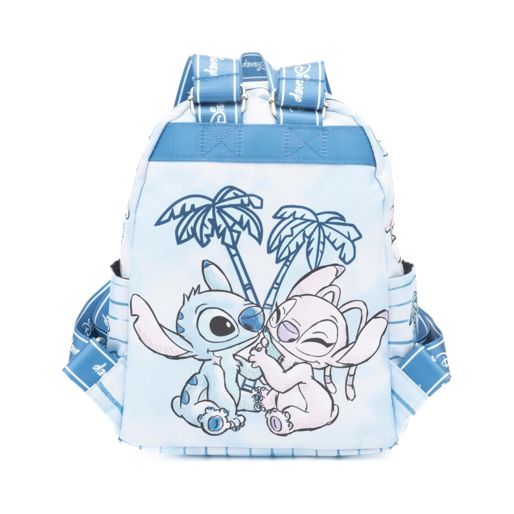 Disney Stitch 13" Nylon Daypack - Blue - Durable & Stylish Backpack for Kids