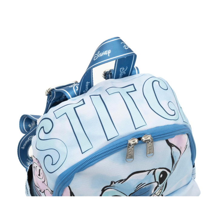 Disney Stitch 13" Nylon Daypack - Blue - Durable & Stylish Backpack for Kids