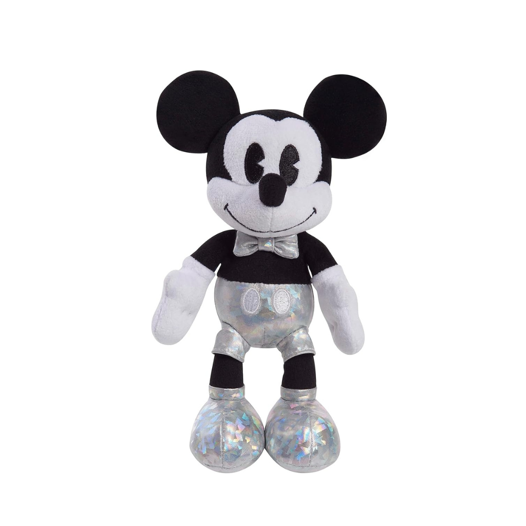 Black and white mickey plush on sale