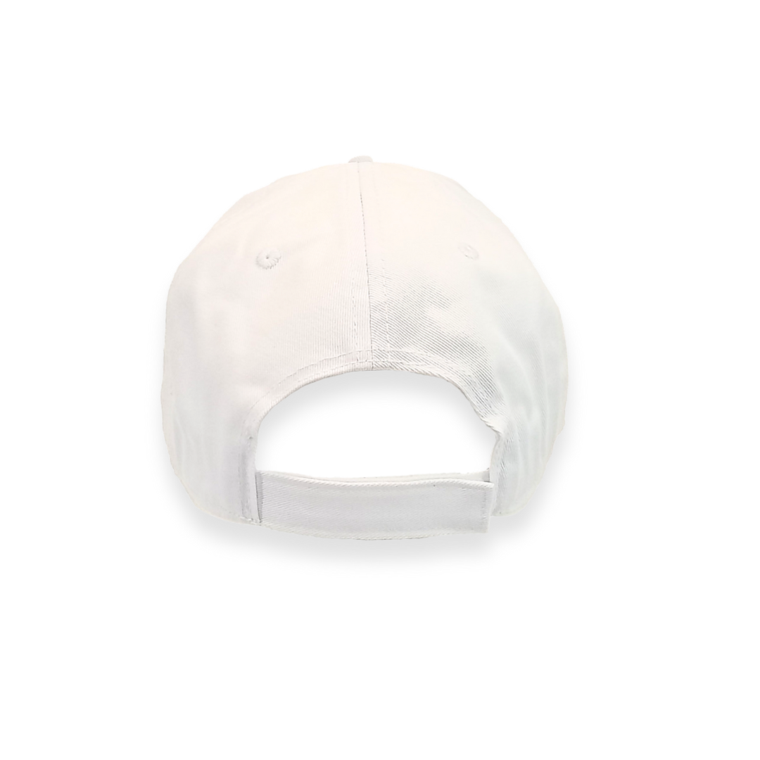 Disney Unisex Lilo & Stitch Embroidered ,Hook and Loop Closure Baseball Cap White for Adult