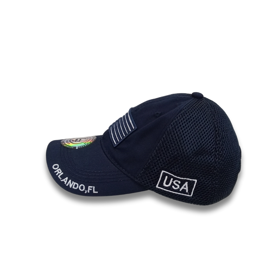 Flag USA Mesh Cap Orlando, Florida for Adult, unisex