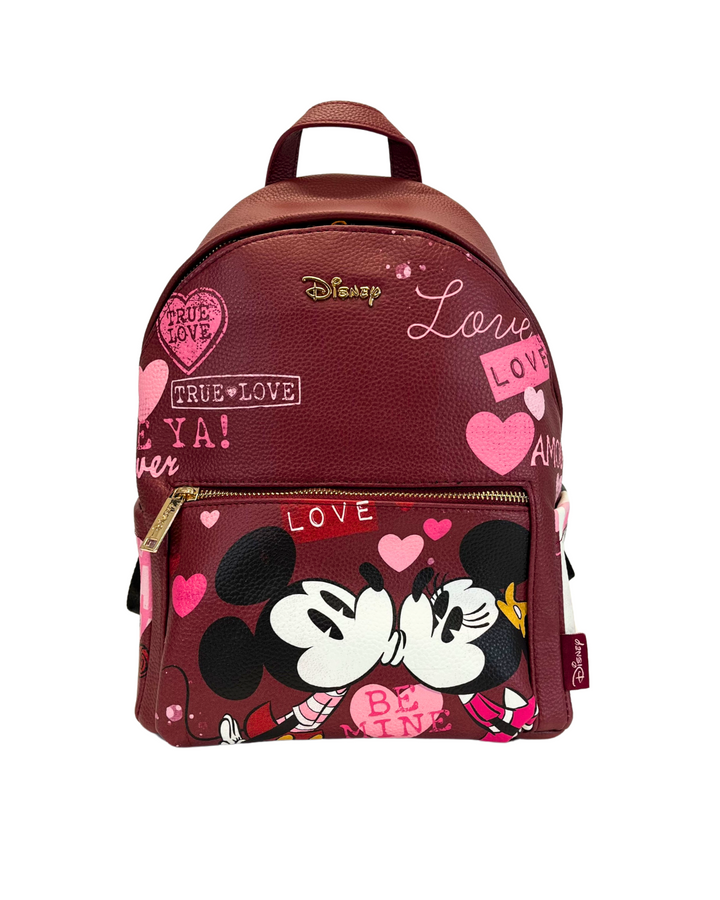 Disney Mickey and Minnie Love - Mini Backpack Vegan Leather