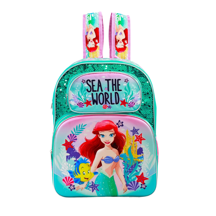 Disney The Little Mermaid Backpack for Girls 16”