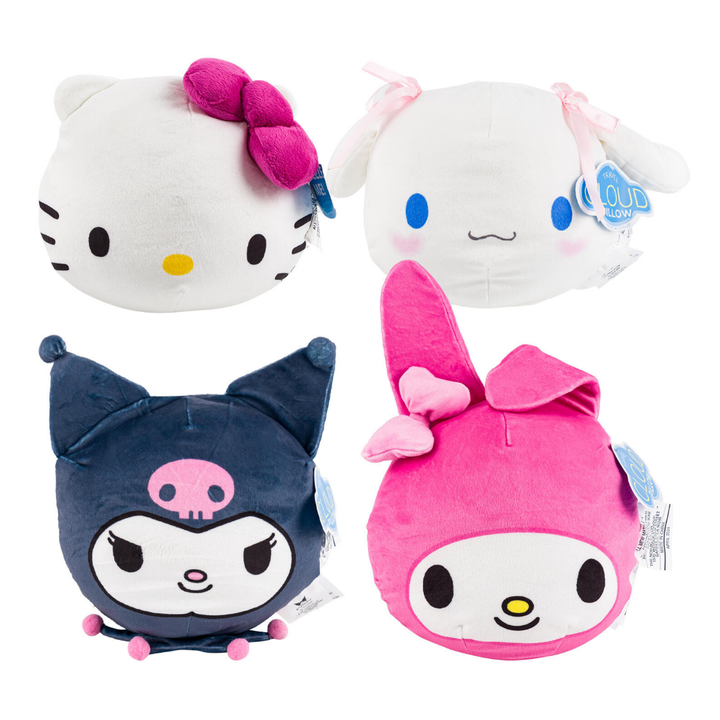 Hello Kitty and Friends 8" Travel Cloud Pillow Assorted