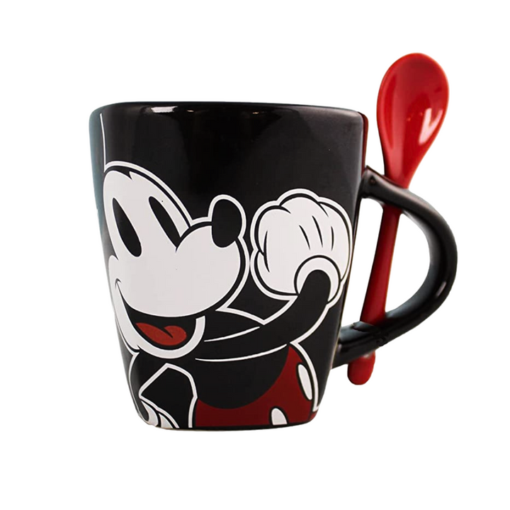 Mickey Mouse Have a Great Day Coffee Mug with Spoon