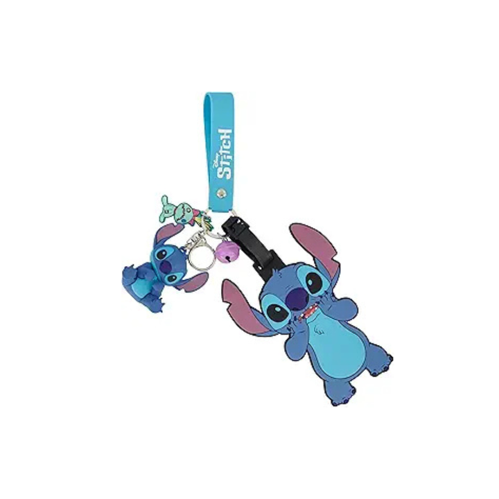 Disney's Stitch & Scrump Luggage Tag & Lanyard Set