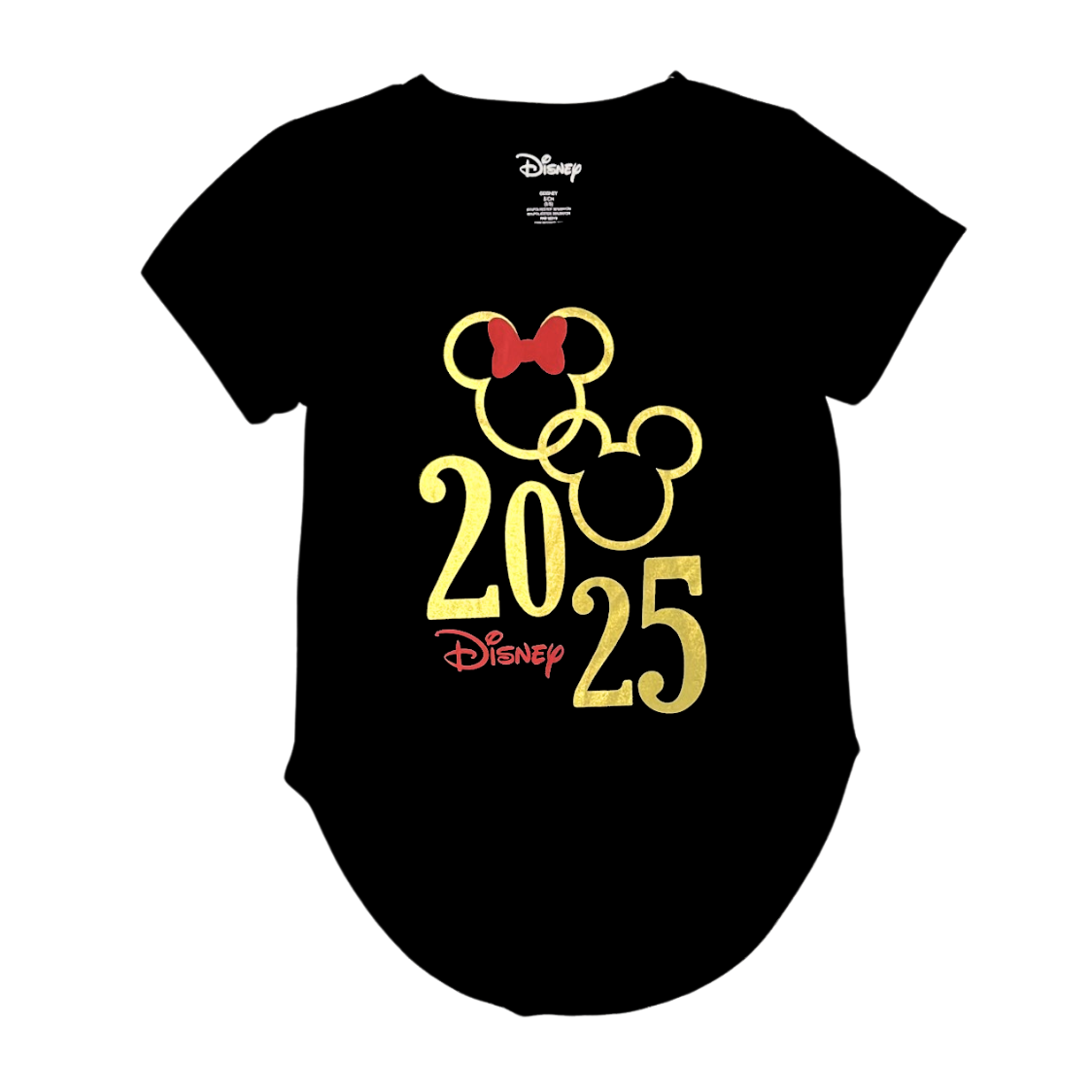 2025 Dated Disney Minnie Mouse and Mickey T shirt for Women