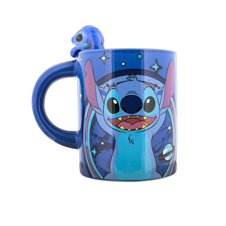 Lilo & Stitch 17oz Mug with Sculpted Stitch Critter