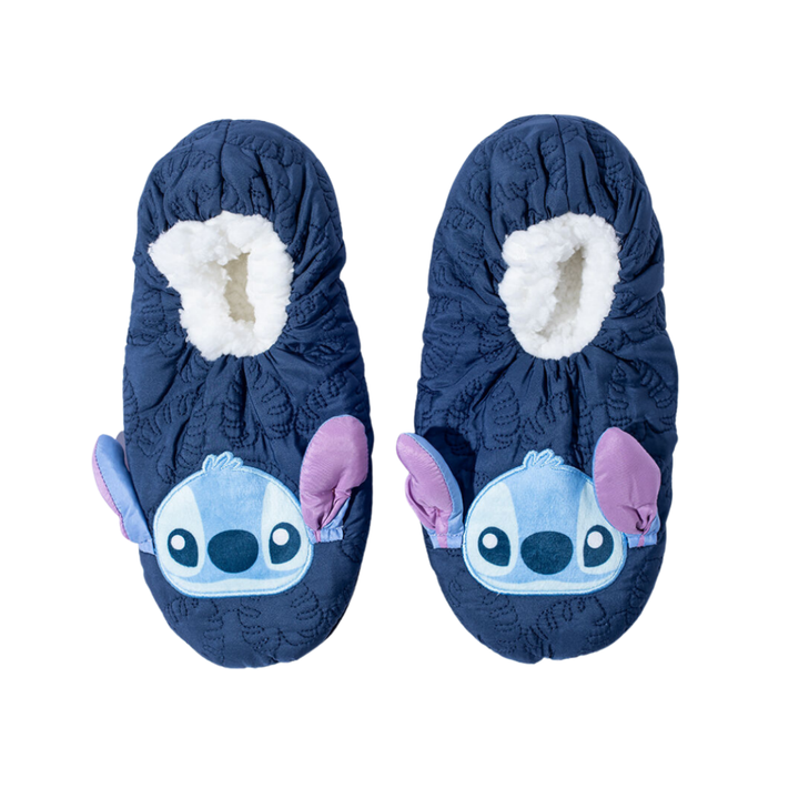 Disney Stitch Women's Fuzzy Babba Slipper Socks 1-Pack, One Size